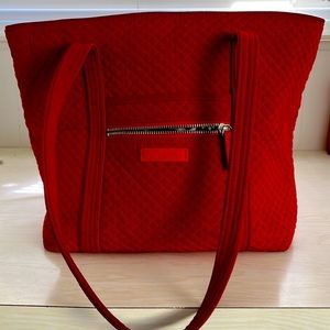 Red Vera Bradley Tote Bag